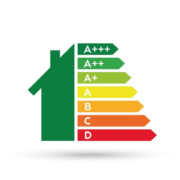 Energy,Efficiency,And,House,Concept.,Efficient,Home,With,A,+